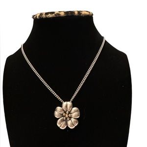 James Avery April Flower Pin Pendant Chain